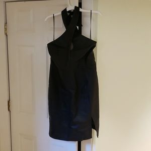 Black halter party dress size 2X